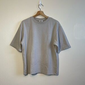 Uniqlo AIRism Cotton Crew Neck Oversize T Shirt Small
